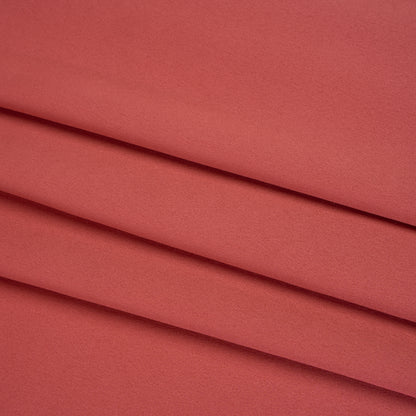 Stretch Polyester Charmeuse - Geranium Pink - Designer Deadstock