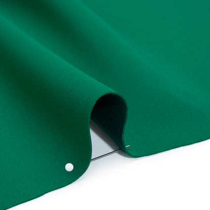 Stretch Polyester Scuba Knit - Grass Green - Designer Deadstock Detail