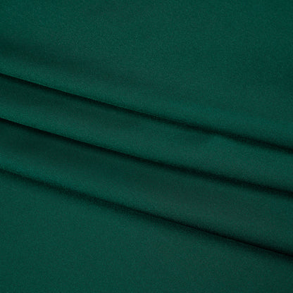 Stretch Polyester Charmeuse - Dark Teal - Designer Deadstock