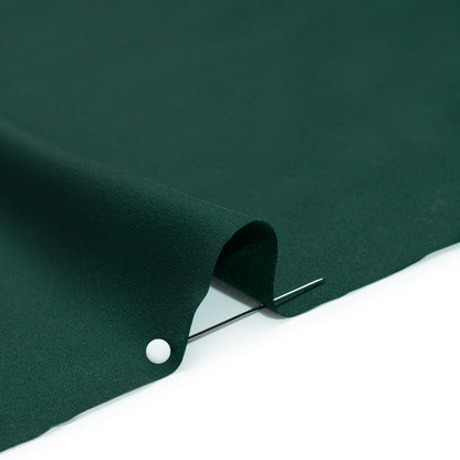 Stretch Polyester Charmeuse - Dark Teal - Designer Deadstock