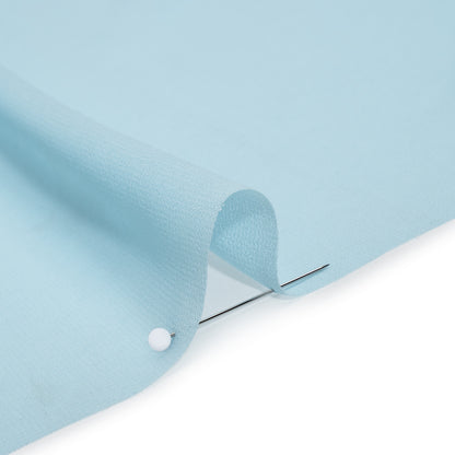 Polyester Chiffon - Sky Blue - Designer Deadstock