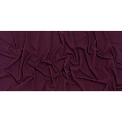 Stretch Polyester Crepe Double Knit - Amaranth Purple - Designer Deadstock