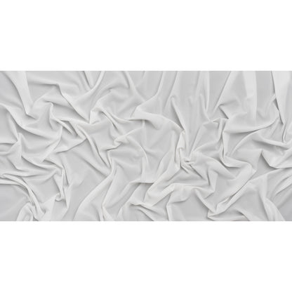 Soft Polyester Woven Lining - White - Designer Deadstock