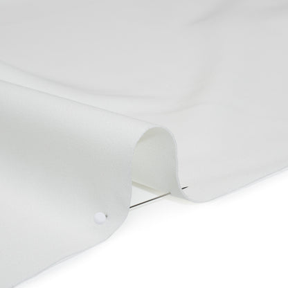 Stretch Polyester Woven - Off White - Designer Deadstock