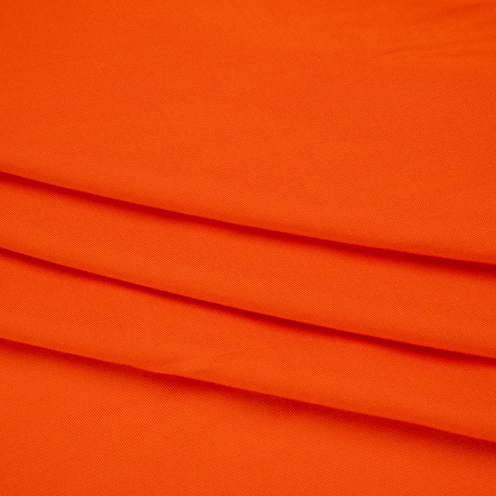 Rayon Twill - Bright Orange - Designer Deadstock