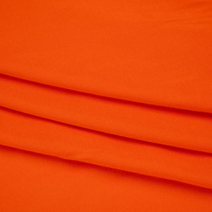 Rayon Twill - Bright Orange - Designer Deadstock