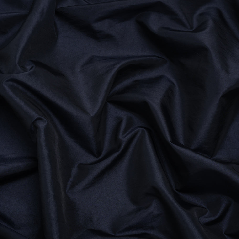 Polyester and Nylon Taffeta - Luscious Navy - Designer Deadstock