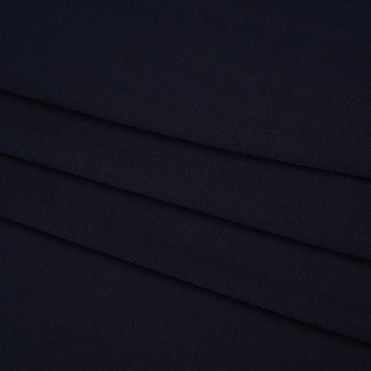 Stretch Polyester Tricot - Midnight - Designer Deadstock