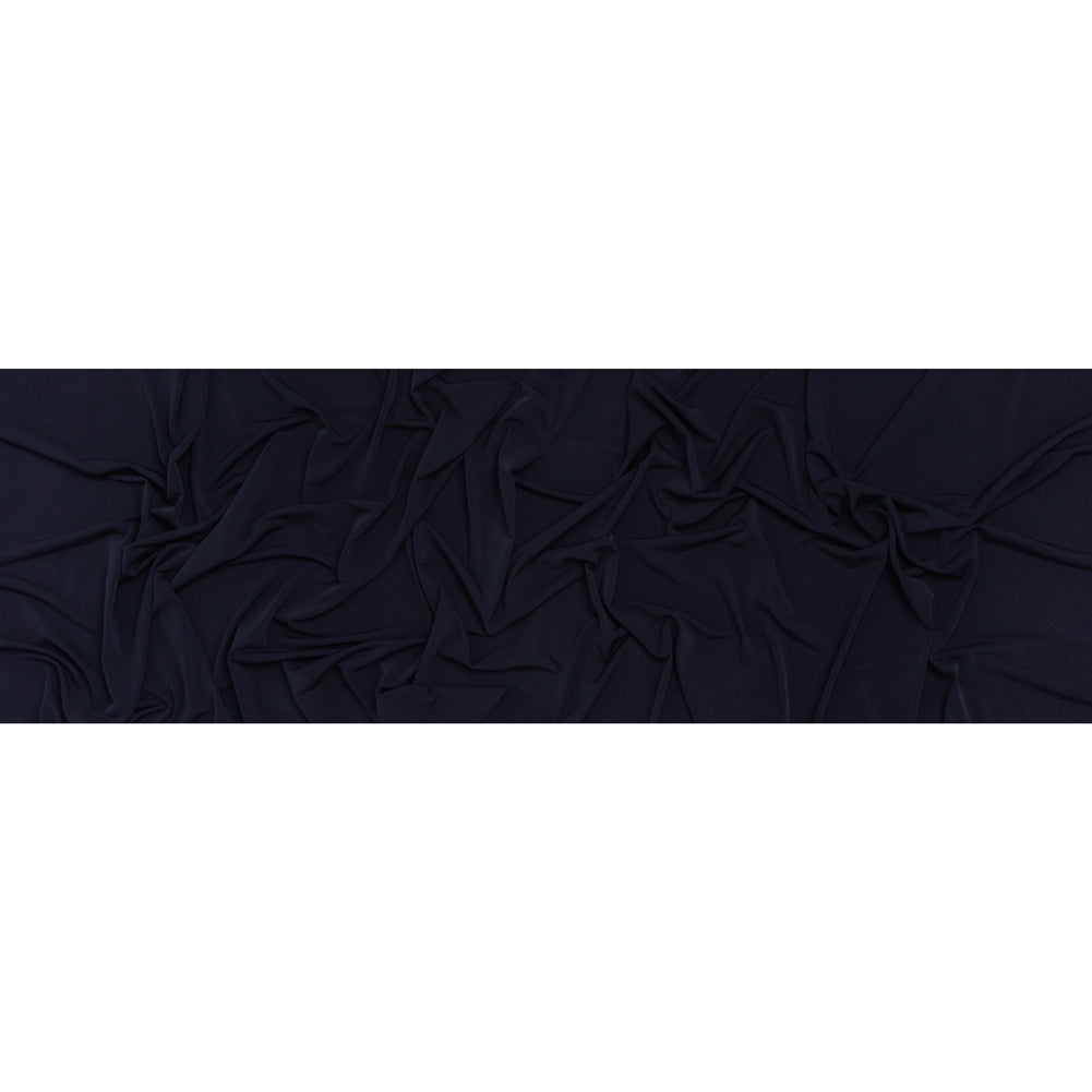 Stretch Polyester Tricot - Midnight - Designer Deadstock