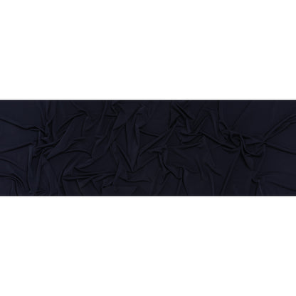Stretch Polyester Tricot - Midnight - Designer Deadstock