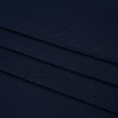 Stretch Polyester Tricot - Navy - Designer Deadstock