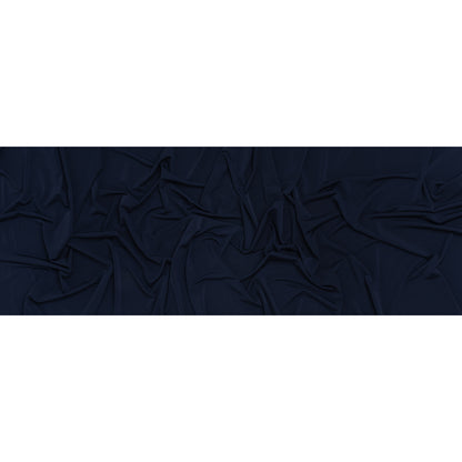 Stretch Polyester Tricot - Navy - Designer Deadstock