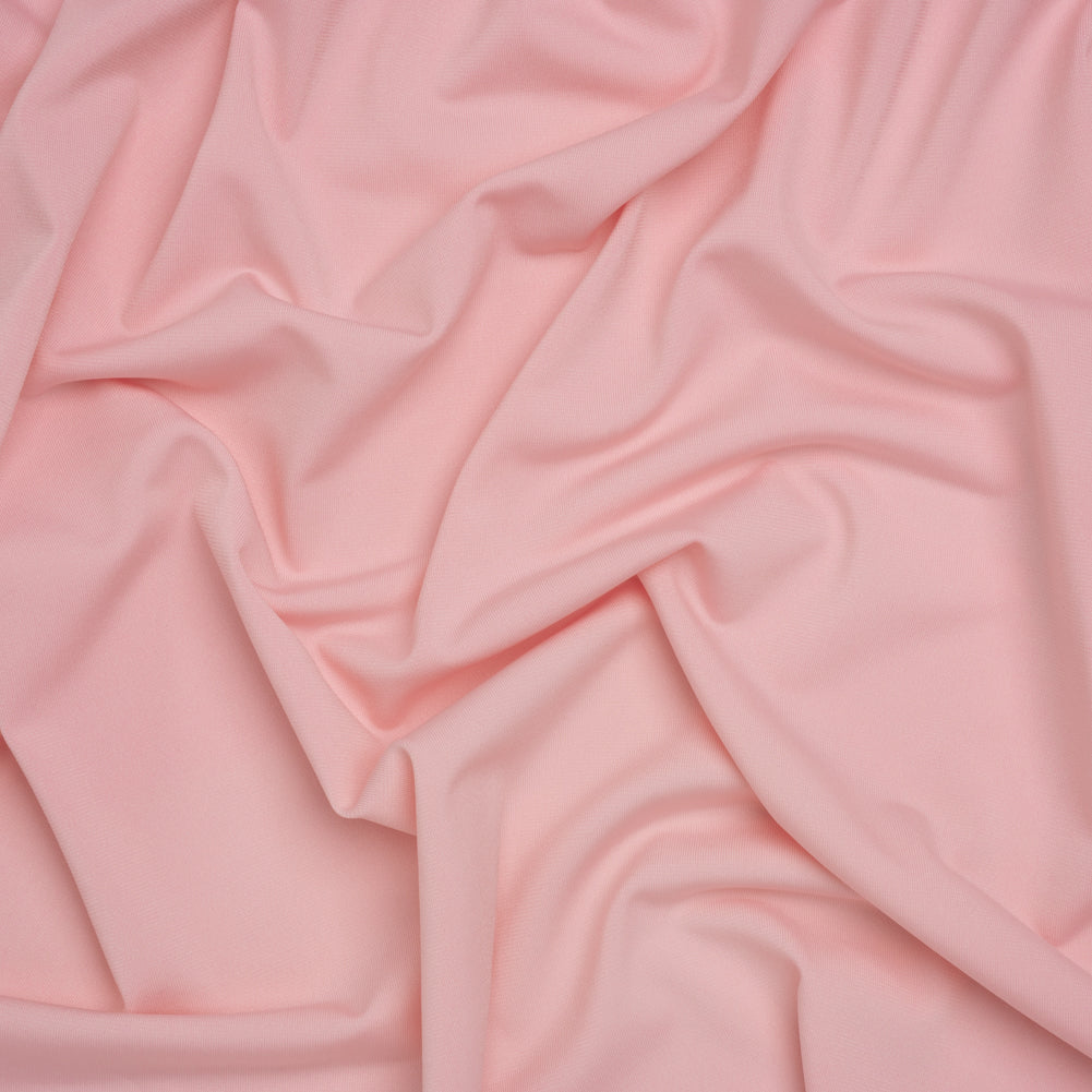 Stretch Polyester Jersey - Petal Pink - Designer Deadstock