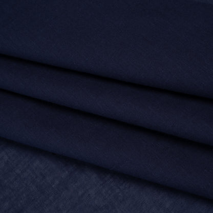 Cotton Voile - Navy - Designer Deadstock