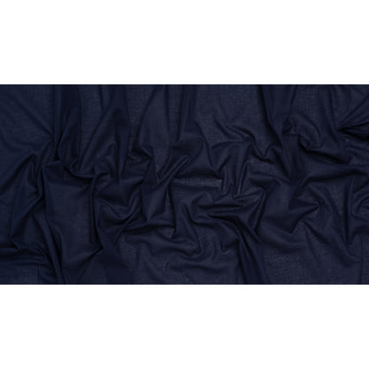 Cotton Voile - Navy - Designer Deadstock