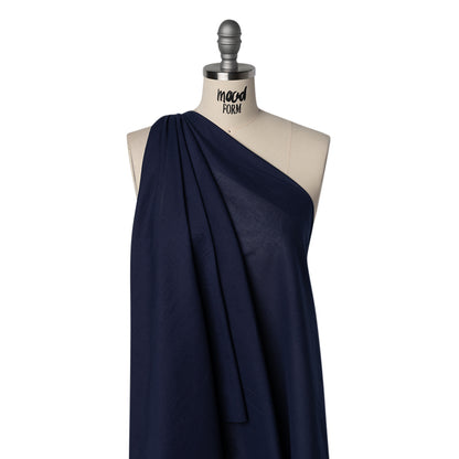 Cotton Voile - Navy - Designer Deadstock