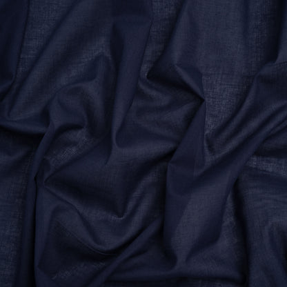 Cotton Voile - Navy - Designer Deadstock