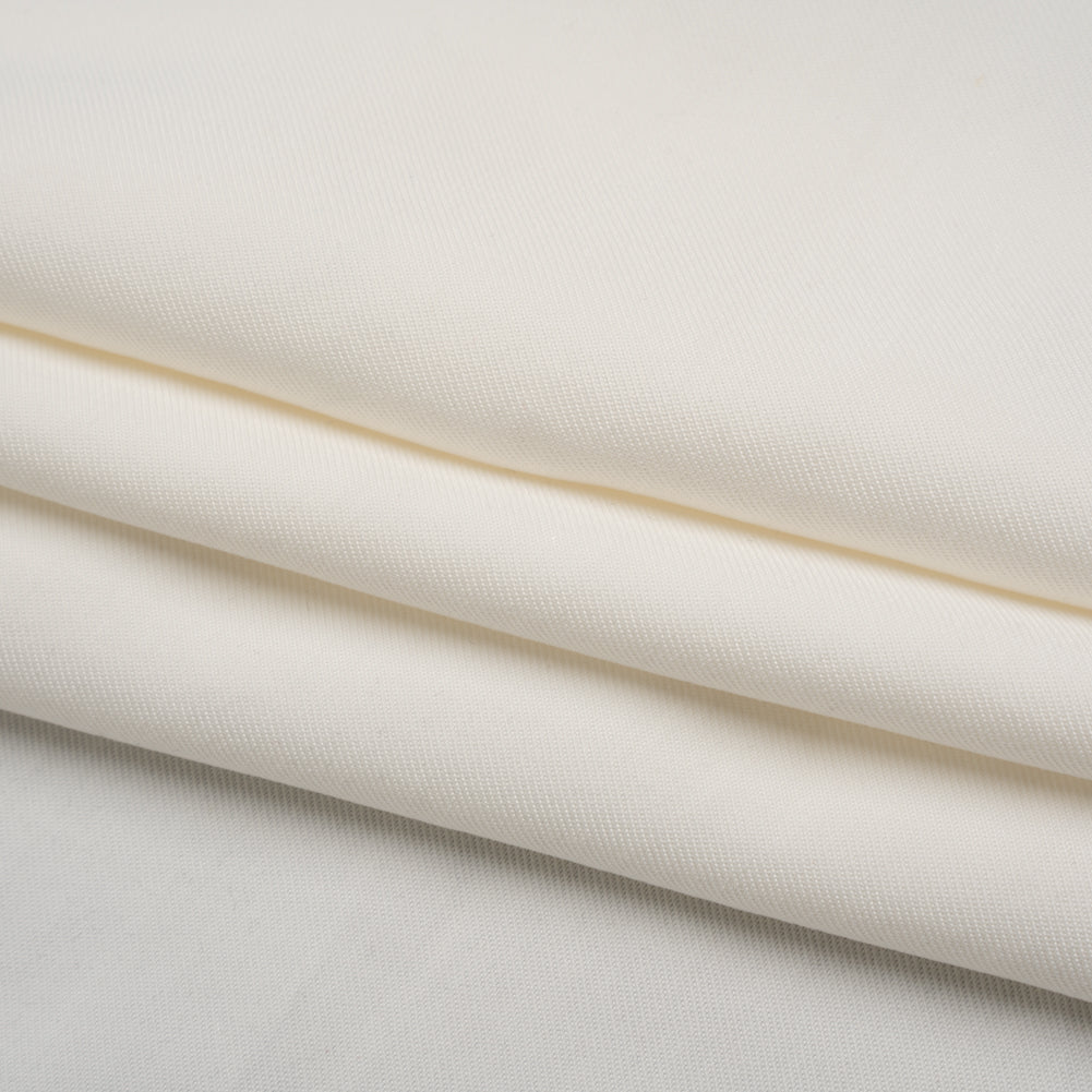 Washed Rayon Twill - Ivory - Designer Deadstock