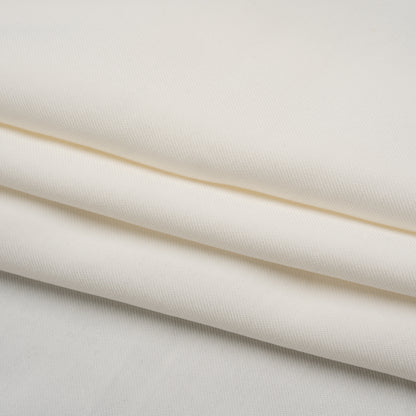 Washed Rayon Twill - Ivory - Designer Deadstock