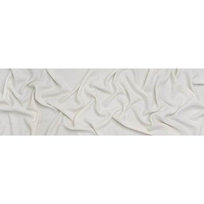 Washed Rayon Twill - Ivory - Designer Deadstock
