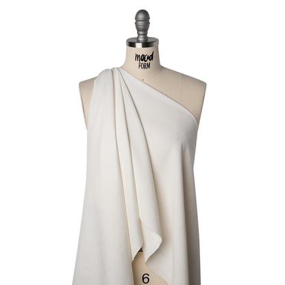 Washed Rayon Twill - Ivory - Designer Deadstock