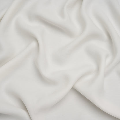 Washed Rayon Twill - Ivory - Designer Deadstock