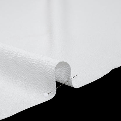 Puckered Satin-Faced Crepe - White - Designer Deadstock