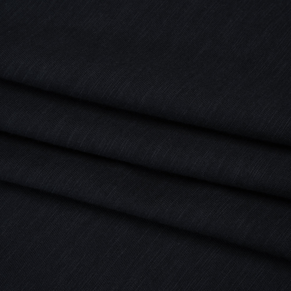 Cotton Jersey - Inkwell Navy - Designer Deadstock