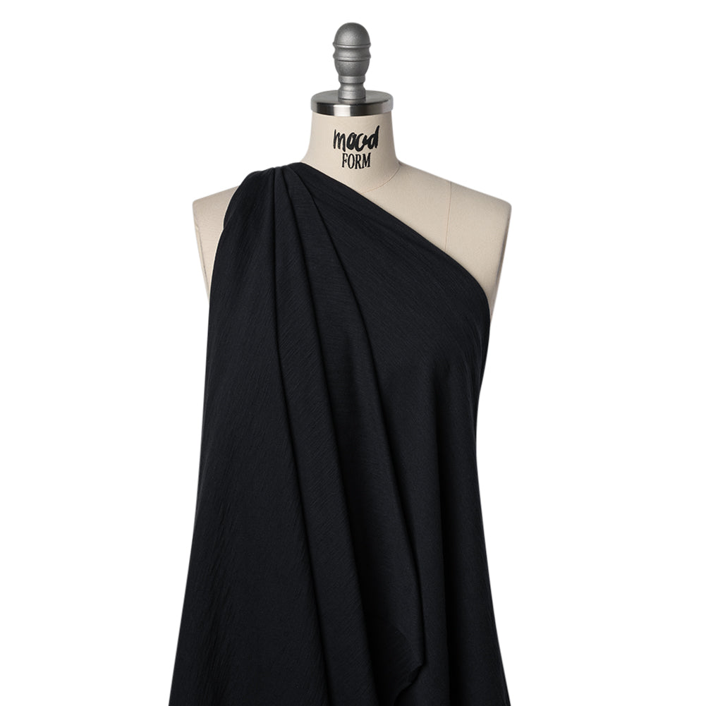 Cotton Jersey - Inkwell Navy - Designer Deadstock