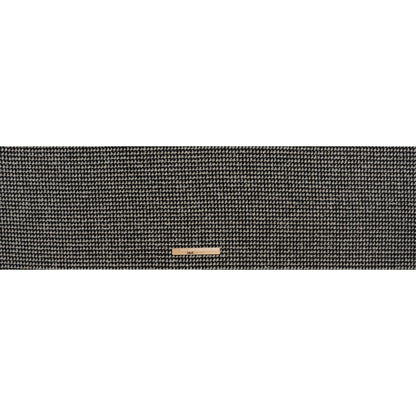 Polyester and Wool Blend Boucle Tweed with Baby Sequins - Black and White Checks - Full