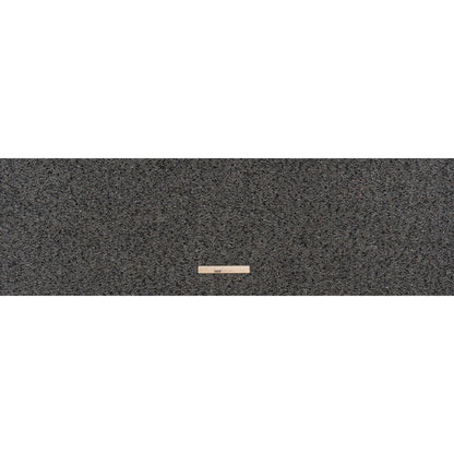 Wool Blend Chevron Twill Tweed with Clear Baby Sequins - Black and White with Rainbow Flecks - Full