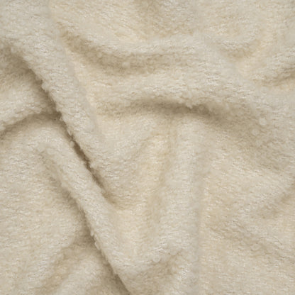 Wool Blend Boucle Tweed - Ivory