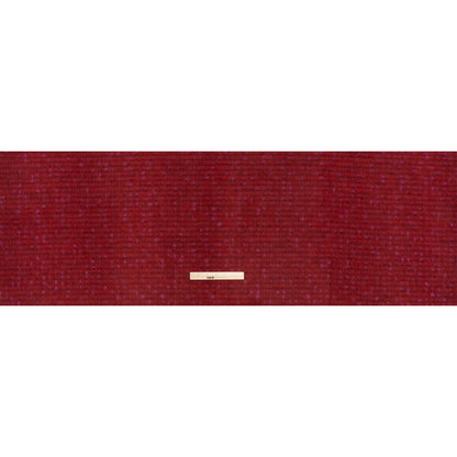 Brushed Wool Blend Tweed - Red, Burgundy and Fuchsia Plaid - Full