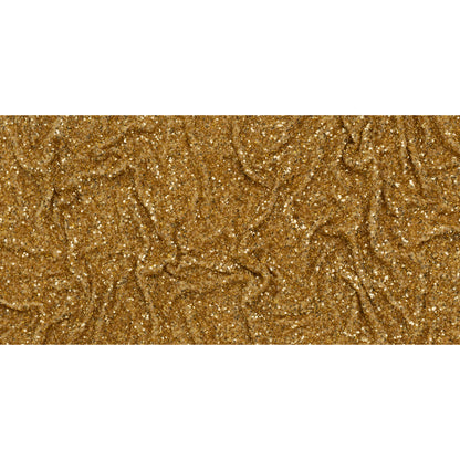Recycled Polyester All-Over Circular Baby Sequins on Stretch Mesh - Gold - Divine Collection