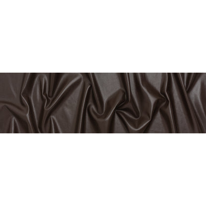 Buttery Faux Leather with Brushed Suede-like Backing - Chocolate - Veronica Collection - Full