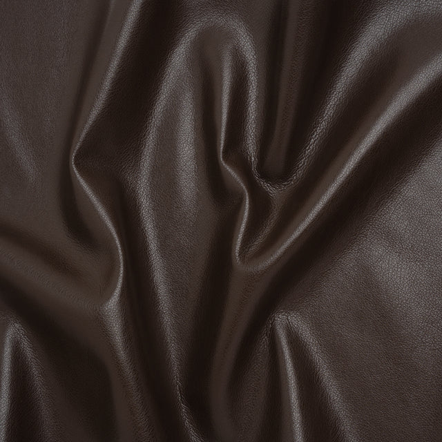 Buttery Faux Leather with Brushed Suede-like Backing - Chocolate - Veronica Collection