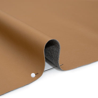 Buttery Faux Leather with Brushed Suede-like Backing - Sand - Veronica Collection Detail