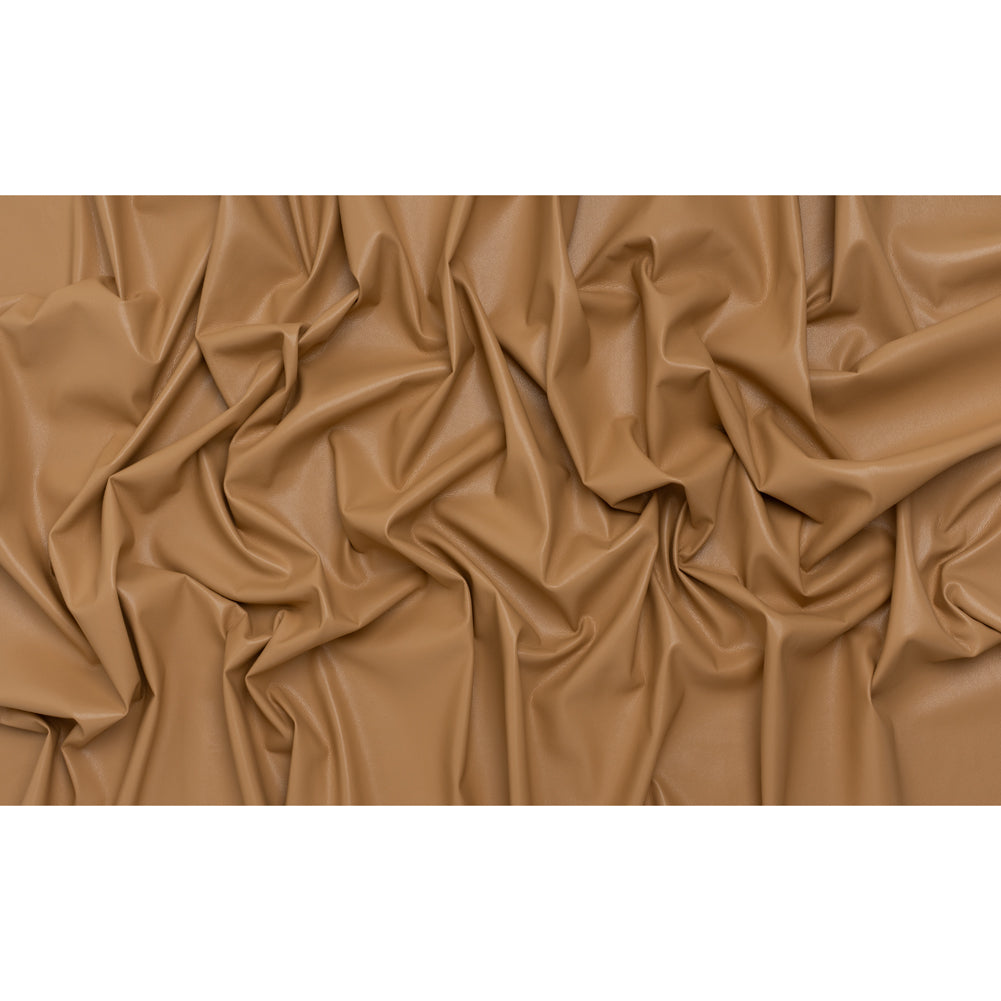 Buttery Faux Leather with Brushed Suede-like Backing - Sand - Veronica Collection - Full
