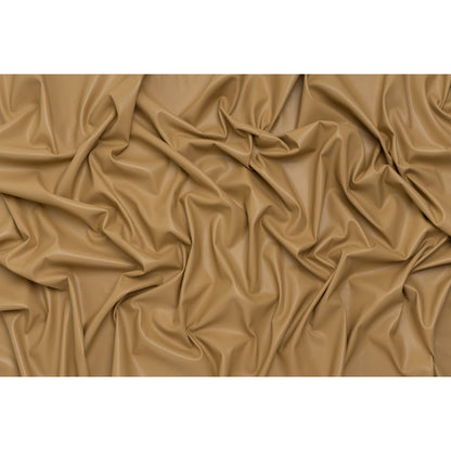 Buttery Faux Leather with Brushed Suede-like Backing - Beige - Veronica Collection - Full