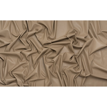 Buttery Faux Leather with Brushed Suede-like Backing - Stone - Veronica Collection - Full