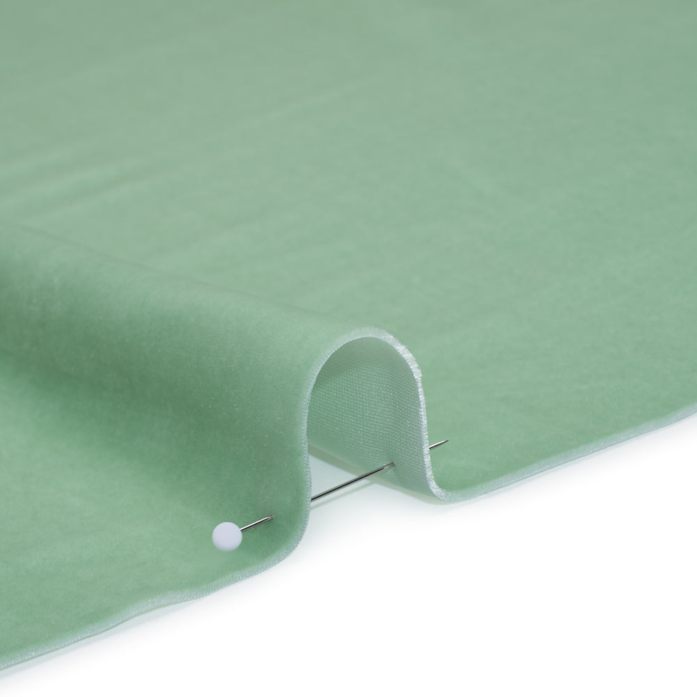 Rayon-Silk Velvet - Mint - Cicero Collection Detail