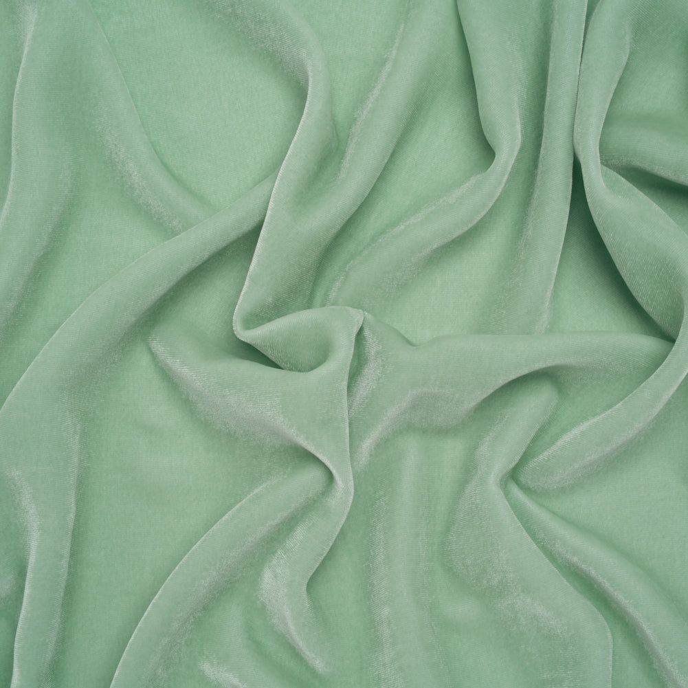 Rayon-Silk Velvet - Mint - Cicero Collection