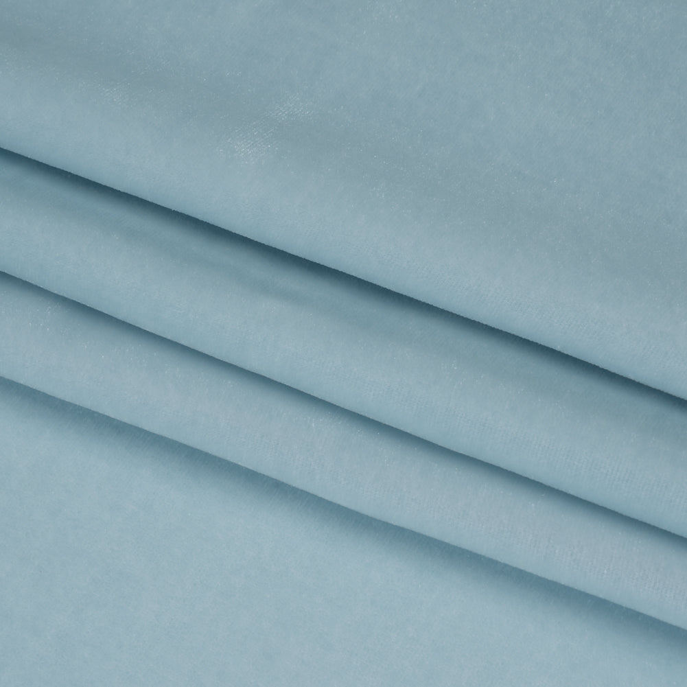 Rayon-Silk Velvet - Sky Blue - Cicero Collection Folded