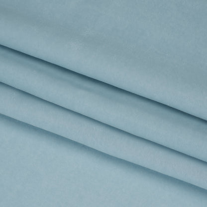 Rayon-Silk Velvet - Sky Blue - Cicero Collection Folded