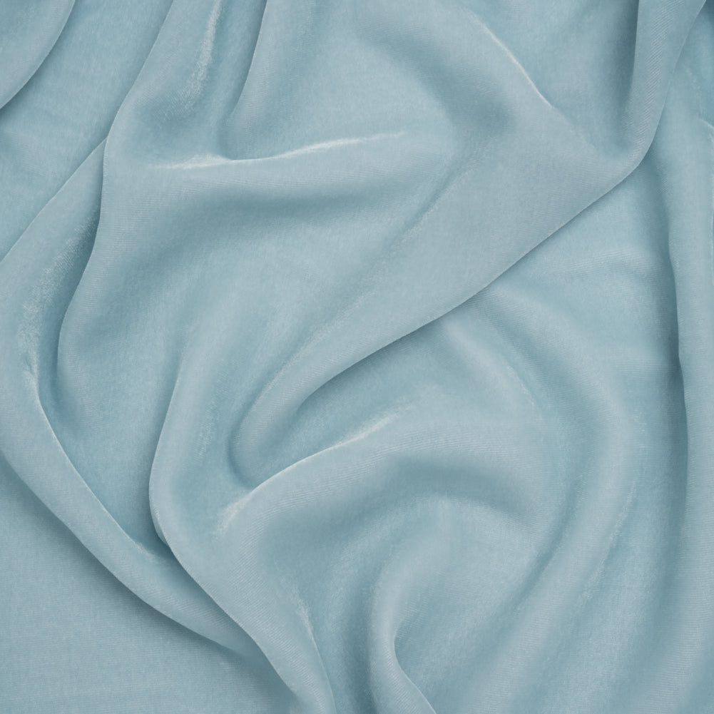 Rayon-Silk Velvet - Sky Blue - Cicero Collection