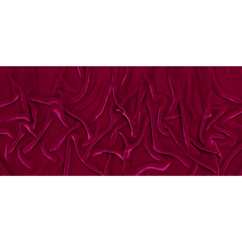 Rayon-Silk Velvet - Magenta - Cicero Collection - Full