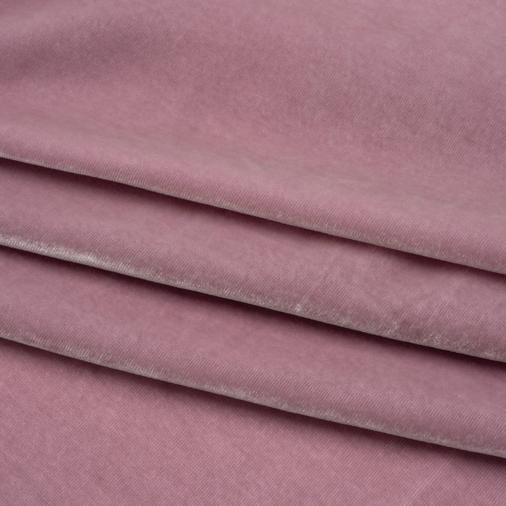Rayon-Silk Velvet - Dusty Rose - Cicero Collection Folded