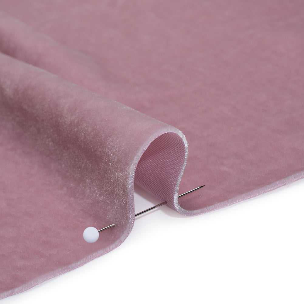 Rayon-Silk Velvet - Dusty Rose - Cicero Collection Detail
