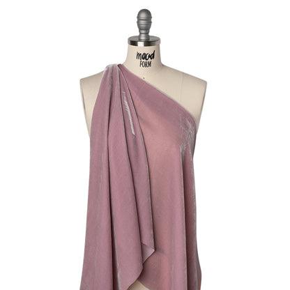 Rayon-Silk Velvet - Dusty Rose - Cicero Collection Drape