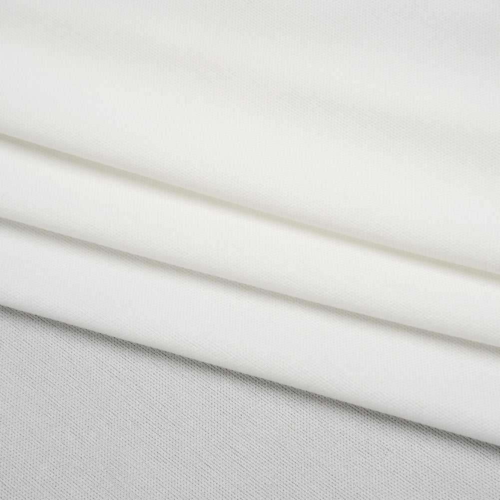 Knit Polyester Lining 70 Denier - Ivory - Designer Deadstock